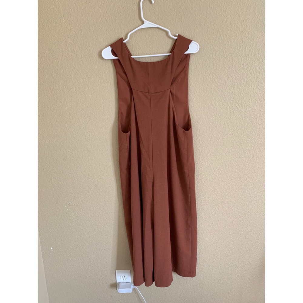 Contemporary Textured Culottes Jumpsuit - Picture 4 of 4